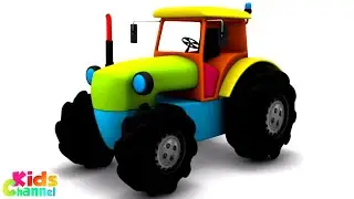 Tractor Formation Videos, Car Cartoon for Children by Kids Channel