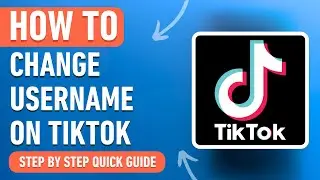 How to change your Username on Tiktok [2024] Easy Tutorial
