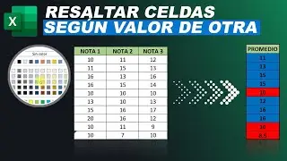 Como Resaltar El Color De Una Celda Según El Valor De Otra En Excel