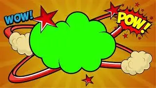 Green Screen Comic Effect   Efeito cartoon   new green screen comic bubles free