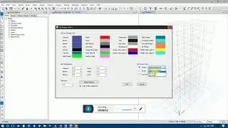 How to Change Etabs Background & Components Color