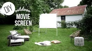 DIY Outdoor Movie Screen
