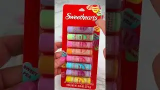 SweetHearts Candy Lip Balm Satisfying Video ASMR! 