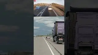 УЕХАЛА НА ВСТРЕЧКУ l Приколы на трассе Beamng drive