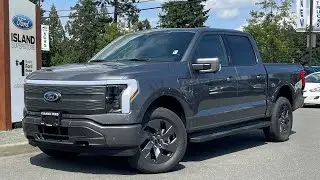 2023 Ford F-150 LARIAT Lightning + 131Kwh Extended Range Battery, NAV, Moonroof Review | Island Ford