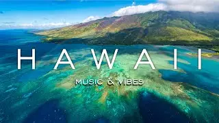 Relaxing Hawaiian Music | Beautiful Travel Scenery of Hawaii, Maui, Oahu