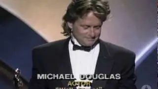 Michael Douglas Wins Best Actor: 60th Oscars (1988)