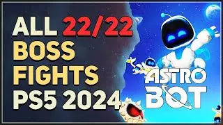 All 22 Boss Fights Astro Bot 2024 (PS5)