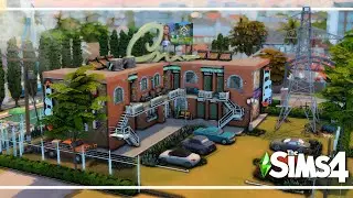 I Built A Motel In The Sims 4!! || Speed Build ( NO CC )