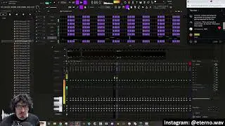 Making some late night strange techno in Fl Studio 21 (Stream 