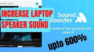 Boost You Laptop Speakers Sound upto 600% 🤖| social skills