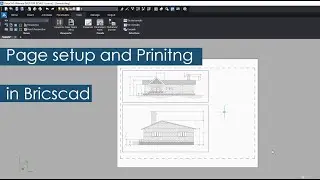 BricsCAD Page setup in Layout and printing