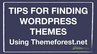 Tips for Finding WordPress Themes Using Themeforest