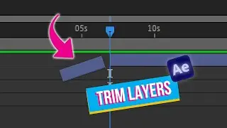 Trim Layer in After Effects 2022 #shorts #aftereffects