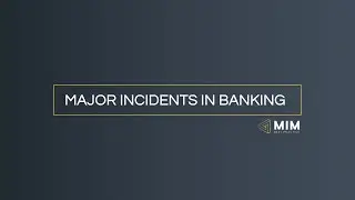 Major Incident Management in Banking