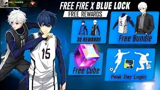 FREE FIRE X BLUE LOCK REWARDS 😍 | BLUE LOCK EVENT FREE FIRE | FREE FIRE NEW EVENT | FF NEW EVENT