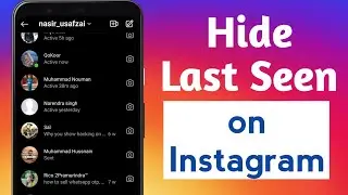 How to Hide Last Seen on Instagram 2024 (Hindi)