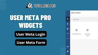 WordPress Widgets User Meta Pro |  WordPress Tutorial