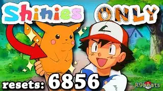 Beating Pokemon as Ash Ketchum Only Using Shinies