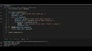 Admin Password Verify Tool In Python