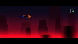 2D Animation: Spaceship Flying Through Red Planet | 2D Animation in Alight Motion