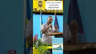 Our 3 Stars President Surangel Whipps, Jr. by Steven Victor (Guam Town Hall Rally–09-01-2024)