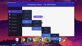 Dropdown Menu - Custom ContextMenuStrip (Multilevel) - C# & WinForms