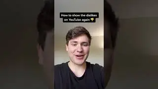 How to show the dislike count again on YouTube! 