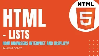 HTML Tutorial - HTML Lists