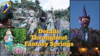 Day to Night Walking Tour of Fantasy Springs at Tokyo DisneySea