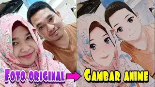 Cara edit foto jadi anime kartun di HP Android, MUDAH dan CEPAT!!!