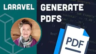 Generate PDFs in Laravel