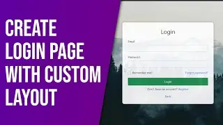 06 - Create Custom Login Page And Custom Layout In Asp.Net Core MVC App