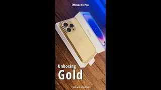 The GOLD one  -  iPhone14 Pro Unboxing