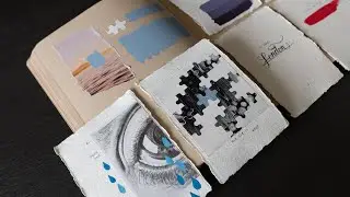 How I finish a moody minimal art series (inspired by the Tortured Poets Department)