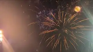 New Year Fireworks, Belgrade, Serbia