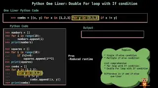 Create 15 must know Python One-liners | Explained using Animation | Python for Beginners