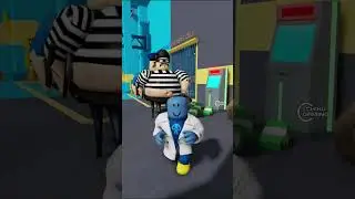 Roblox - POLICE VS THIEF BARRY'S PRISON RUN! CHASE P1 - JUMPSCARE