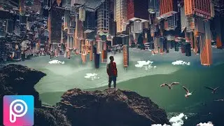 Upside Down Worlds Photo Manipulation | Picsart Photo Editing Tutorial.