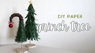 PAPER Grinch Christmas Tree DIY Crafts