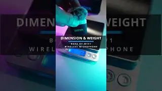 Wireless Microphone Boya By-m1v1 : Dimension & weight test! #shorts