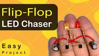 Flip-Flop LED Chaser Circuit | Easy Project | Full Viseo | LED circuits | Showrob ElectronicsProject