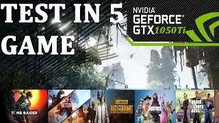 Тест в 5 играх GTX 1050Ti и Intel core i7 3770K (S Tomb Raider/BF1/PUBG/Fortnite/GTA5)