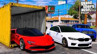 ПУТЬ БОМЖА В GTA 5 - ВЫБИЛ ИЗ КОНТЕЙНЕРА FERRARI SF90 ЗА 60.000.000 РУБЛЕЙ! - GTA 5 RP Россия 🌊ВОТЕР