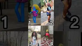 (SHAKIRA DANCE) jaycolindres vs robishanna vs nobodysausage vs bektinkyzy 