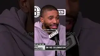 Mikal's 3-point celly took over 