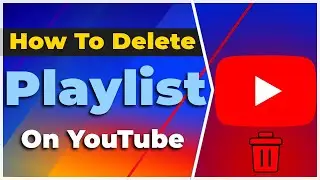 How to Delete Playlist on Youtube❗(2024) (Tutorial)✅