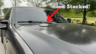 Hood Stacking my 7.3 Powerstroke! SOUNDS SO GOOD!!!