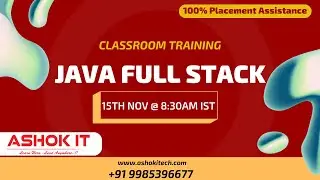 Java Fullstack Development - Classroom Training | Ashok IT