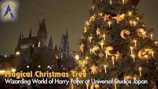 Hogsmeade Christmas Tree inside Universal Studios Japans Wizarding World of Harry Potter